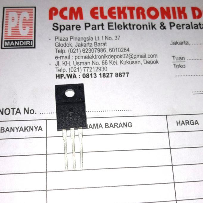 K2543 2Sk2543 K 2543 2Sk 2 Sk2543 Original Transistor To220 To-220 Pcmelebik54 Diminati Banget