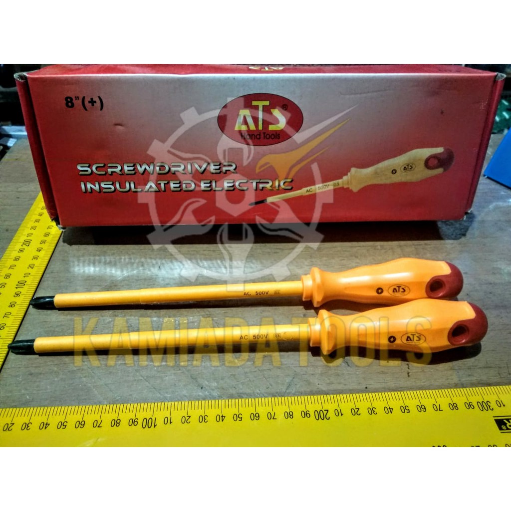 Obeng Listrik 8" Plus ATS/ Obeng Listrik 300mm Plus ATS/ Obeng Elektrik 8" Plus ATS