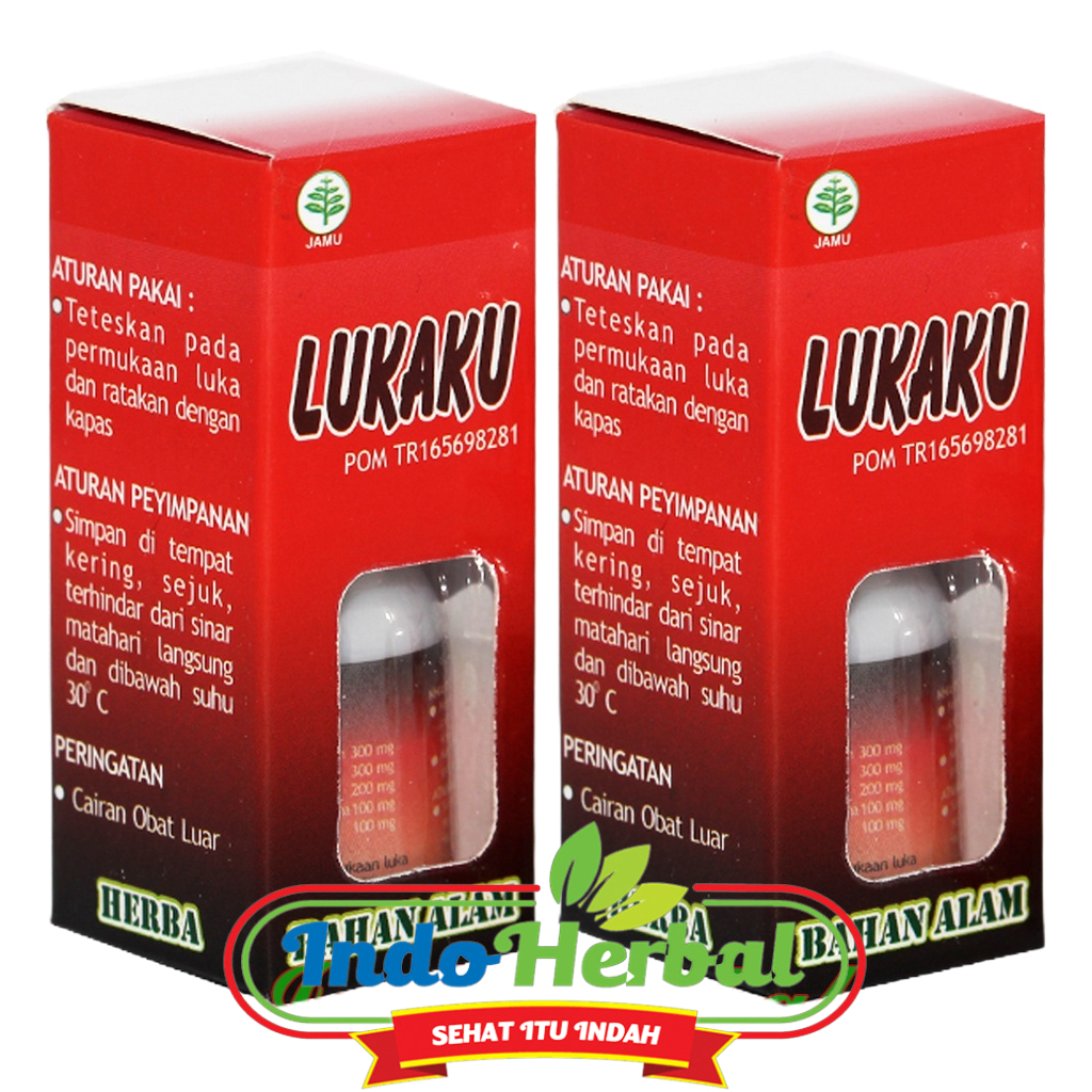 LUKAKU Herbal isi 5 ml | Obat Luka Bengkak dan Keseleo