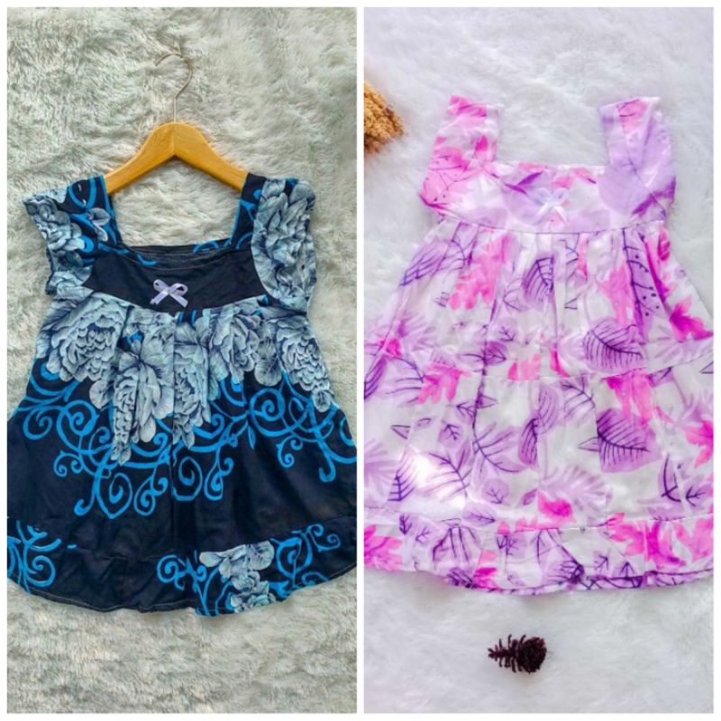 dress batik anak usia 1-3 tahun motif rando