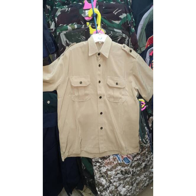 KERJA POLOS PRIA WANITA MURAH - BAJU Atasan Baju PDH Safari PNS (celana baju)