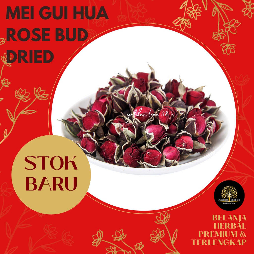

20 gram Premium Rose Bud Tea Teh Mawar Kering Teh Untuk Masalah Hormon Bagus Untuk Kulit Fresh Original