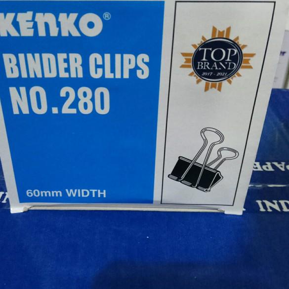 

➻ Binder Clip No.280 Kenko Isi 6 pcs paling besar 6 cm ☈