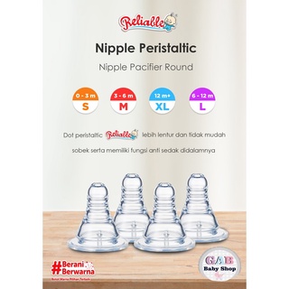 Image of Reliable Dot Botol Susu Bayi Nipple Peristaltic / Silicone S-XL