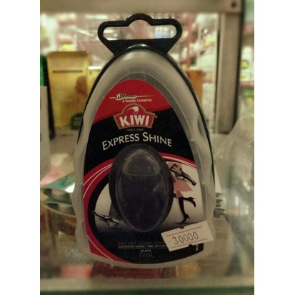 Semir Sepatu Hitam Kiwi - Express Shine 7ml