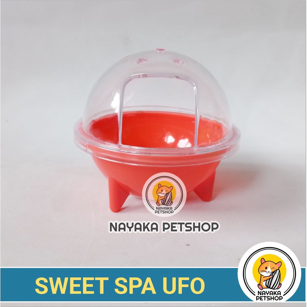 Sweet Spa Ufo Tempat Mandi Pasir Wangi Hamster