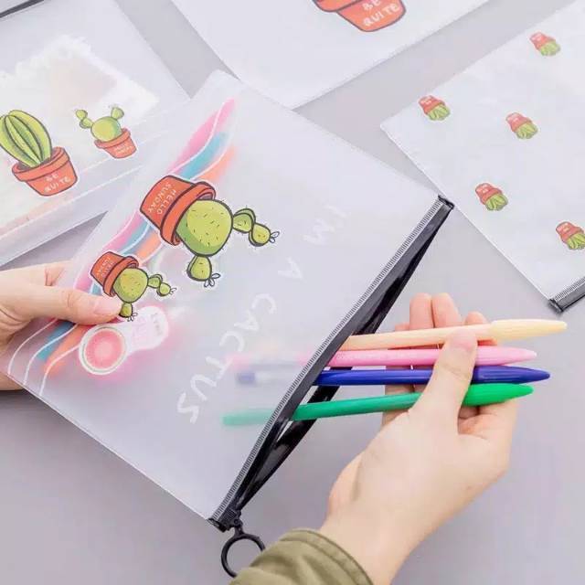 

KOTAK PENSIL KAKTUS / POUCH KAKTUS / KOTAK PENSIL UNIK / KOTAK PENSIL KAKTUS