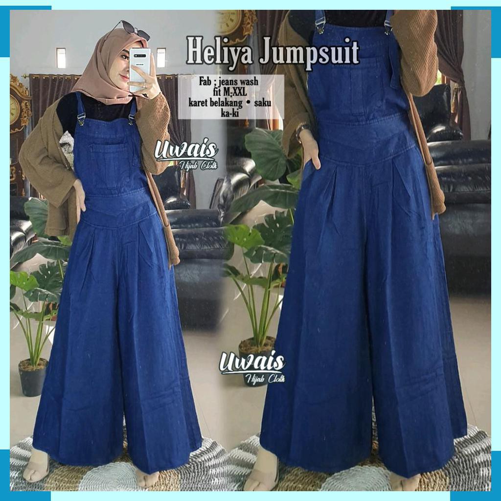 HELIYA JUMPSUIT. FASHION WANITA. BY UWAIS