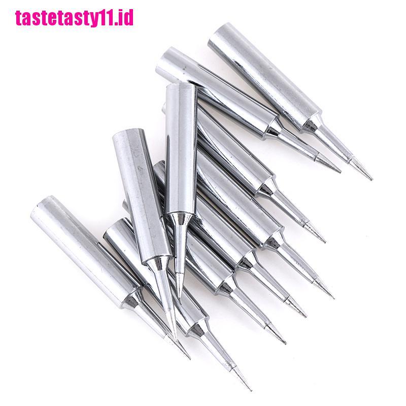 10 Pcs Ujung solder Pengganti Bahan Besi Ukuran 900m-t-i