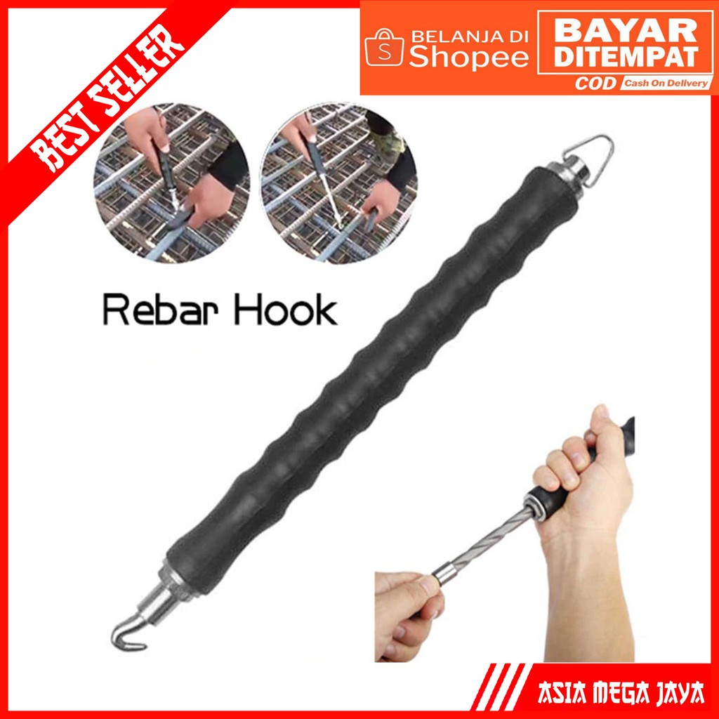 Mailtank Sh124 Alat Pengikat Kawat Bendrat Besi Otomatis Rebar Hook Wire Twister Tool Tali Kawat