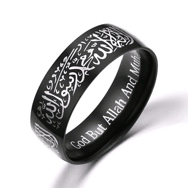 Cincin tauhid syahadad cincin titanium