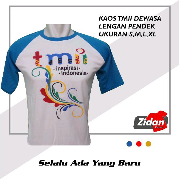 KAOS OLEH OLEH JAKARTA/KAOS TAMAN MINI JAKARTA MONAS DEWASA