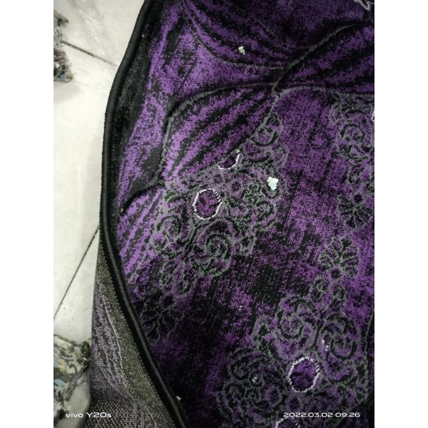 Karpet permadani dare purpleblack 120 x 160 cm