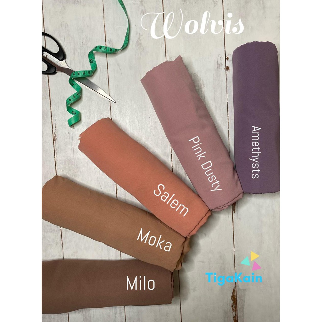 0.5 meter Kain Wolvis / Wolfis / Wool Peach