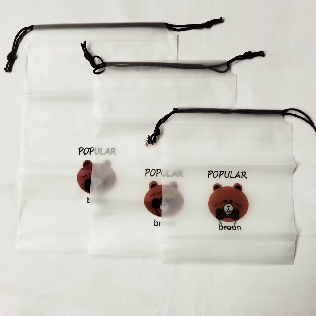 POUCH BROWNI kantong serbaguna bahan plastik anti air