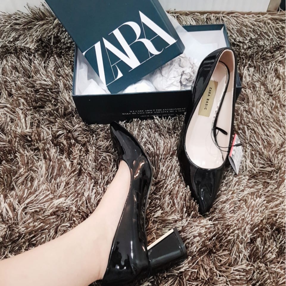 ZR Glossy Plated Basic Heels 68299-1-6