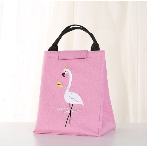 [BIG SALE] Lunch / Cooler Bag tas bekal makanan FLAMINGO BR (free ice jelly)