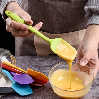 Sendok Pengaduk Adonan Kue Silicone / Spatula Sekop Kue Bahan Silikon / Sekop Kotak [JY]