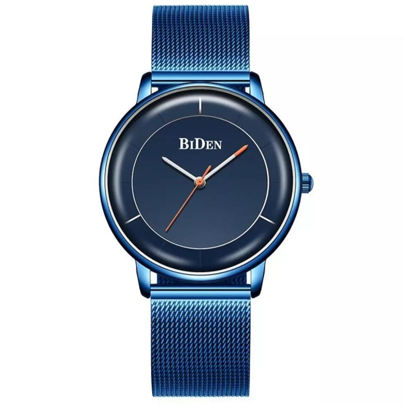 Biden Watch 0208 Unisex Biru Jam Tangan Original