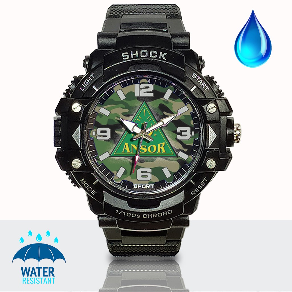(JOS GANDOS BOS) Jam Tangan LOGO ANSOR . SPORT - 1 (Exclusive)