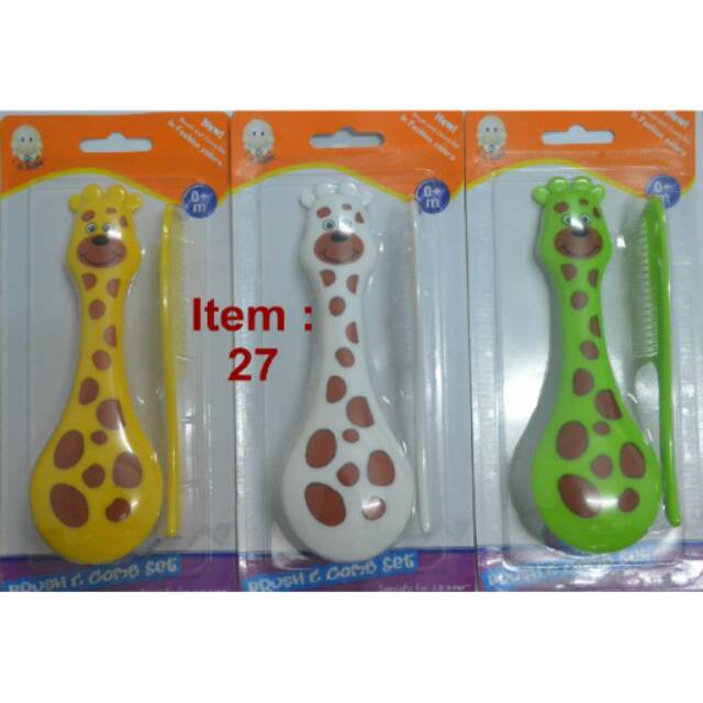 IQ Baby Sisir bayi motif jerapah