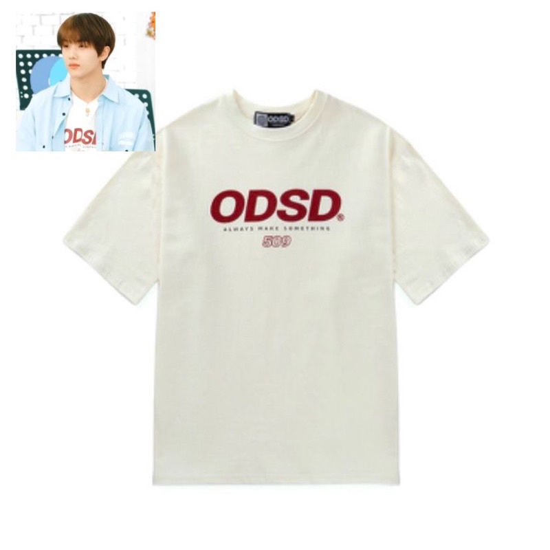 [PO]ODSD LOGO TSHIRT IVORY JISUNG TEN NCT TWICE MIREA IZEONE