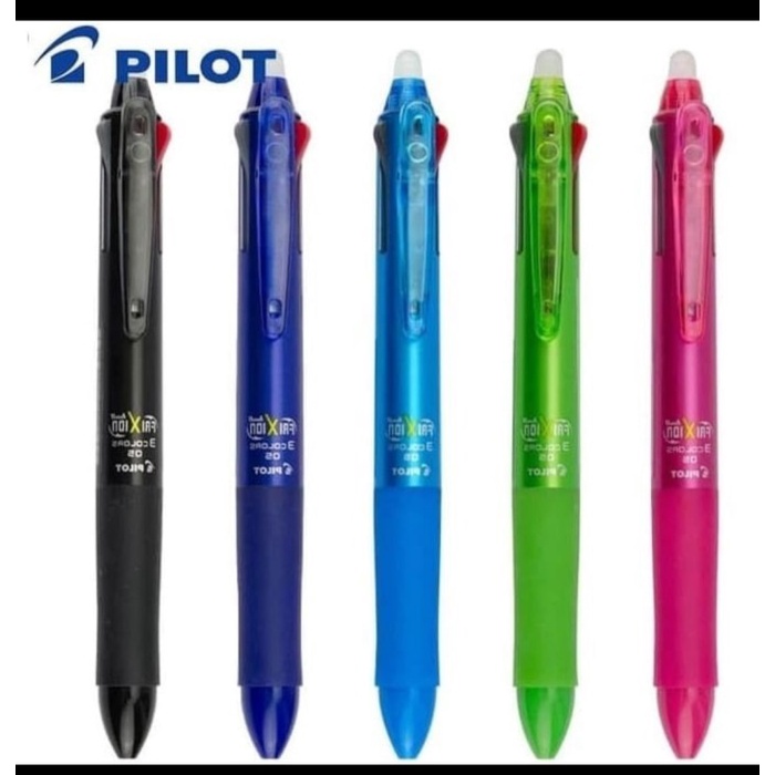 

pulpen frixion pilot 0.5 - 3 warna (tinta bisa di hapus) promo