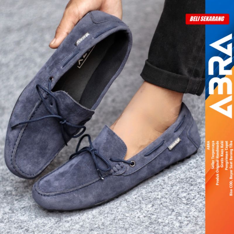 Sepatu Slip On Casual Pria Sepatu Santai Original ABRA