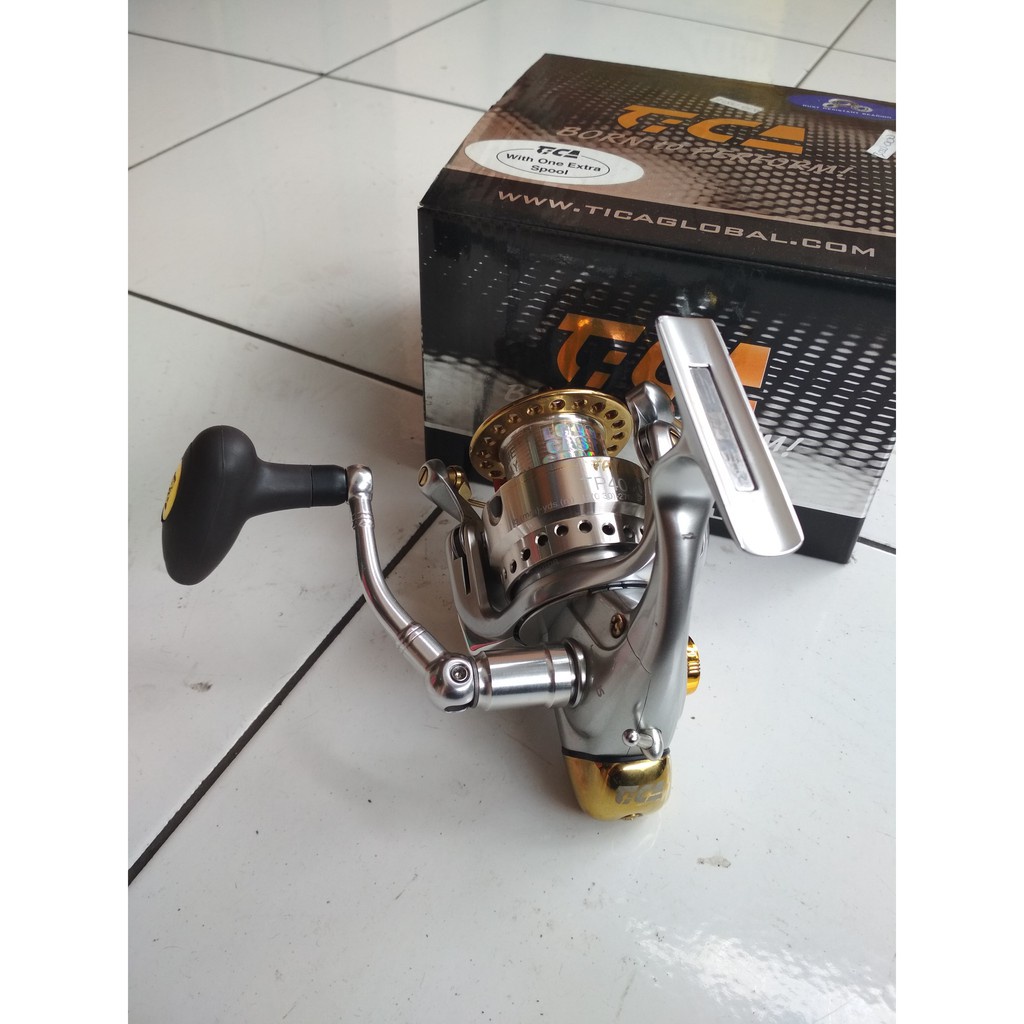 Reel Tica 4000 Taurus 14 Ball Bearing Power Handle TERBAIK