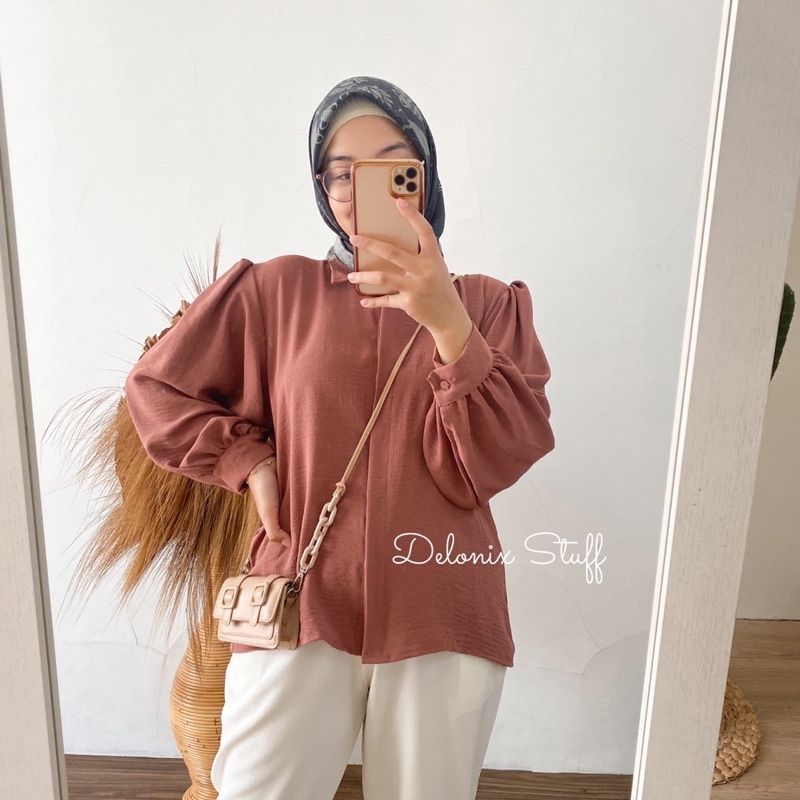 DELONIX | Sheryl crinkle top