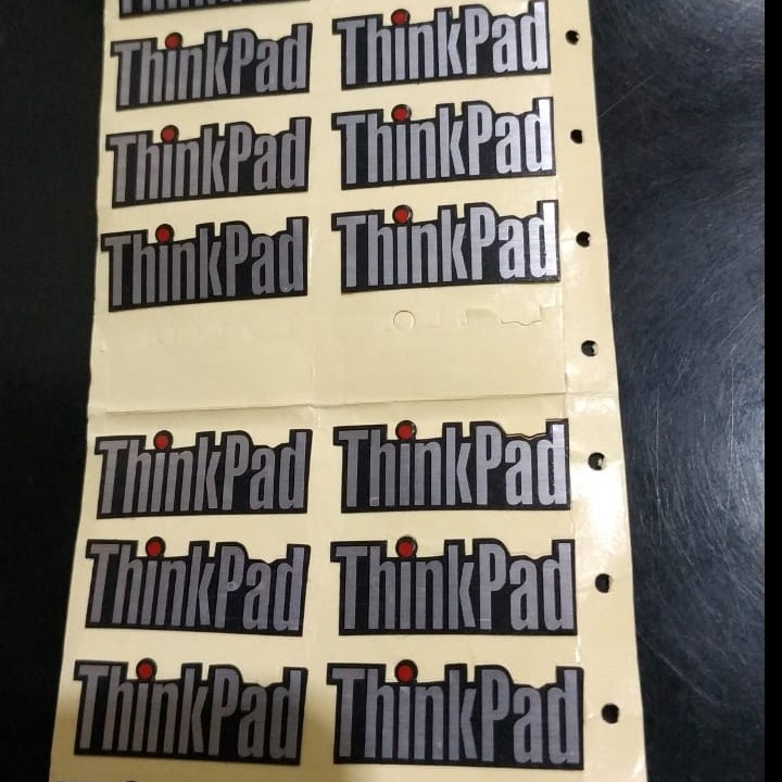 Stiker Thinkpad Laptop Lenovo