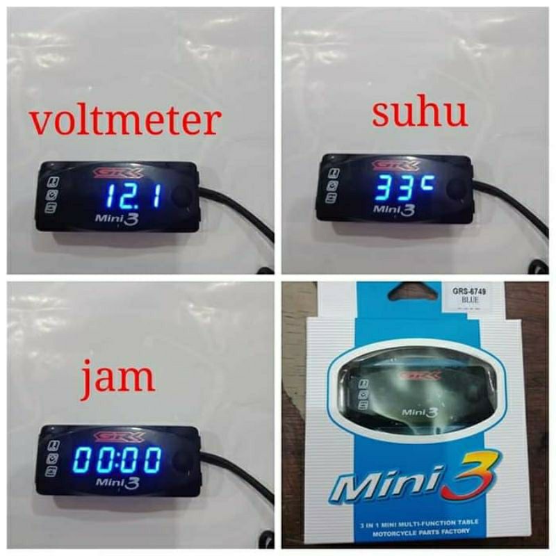 Voltmeter Aki 3 In 1