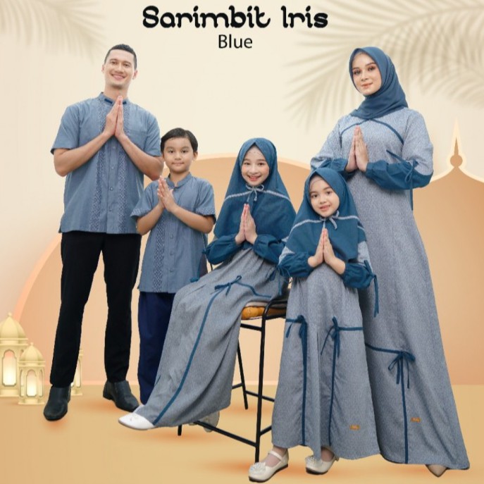 SARIMBIT IRIS BLUE READY STOK SARIMBIT KELUARGA NIBRAS 2021 TERBARU