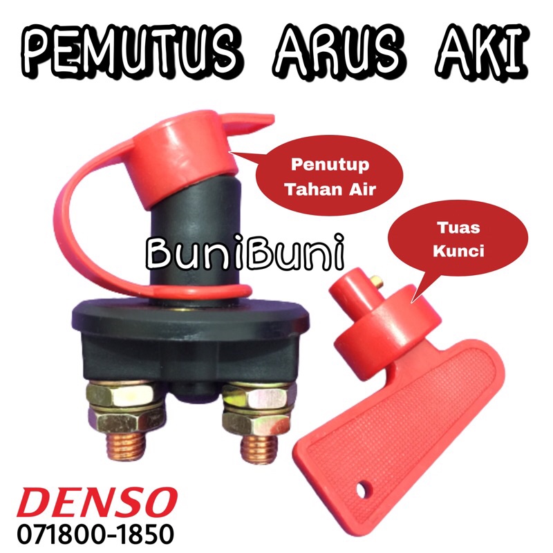 Saklar / Switch Pemutus Arus Aki - Engine Cut Off / Battery Main Switch Untuk Mobil &amp; Mesin