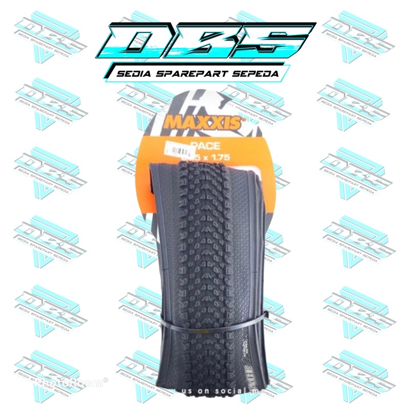 BAN LUAR MAXXIS PACE 27.5x 1.75 MTB XC 27.5 175 BLACK KEVLAR