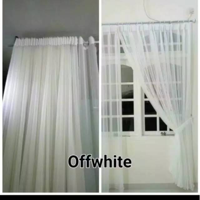 Vitrase poil ( kain tipis jendela )