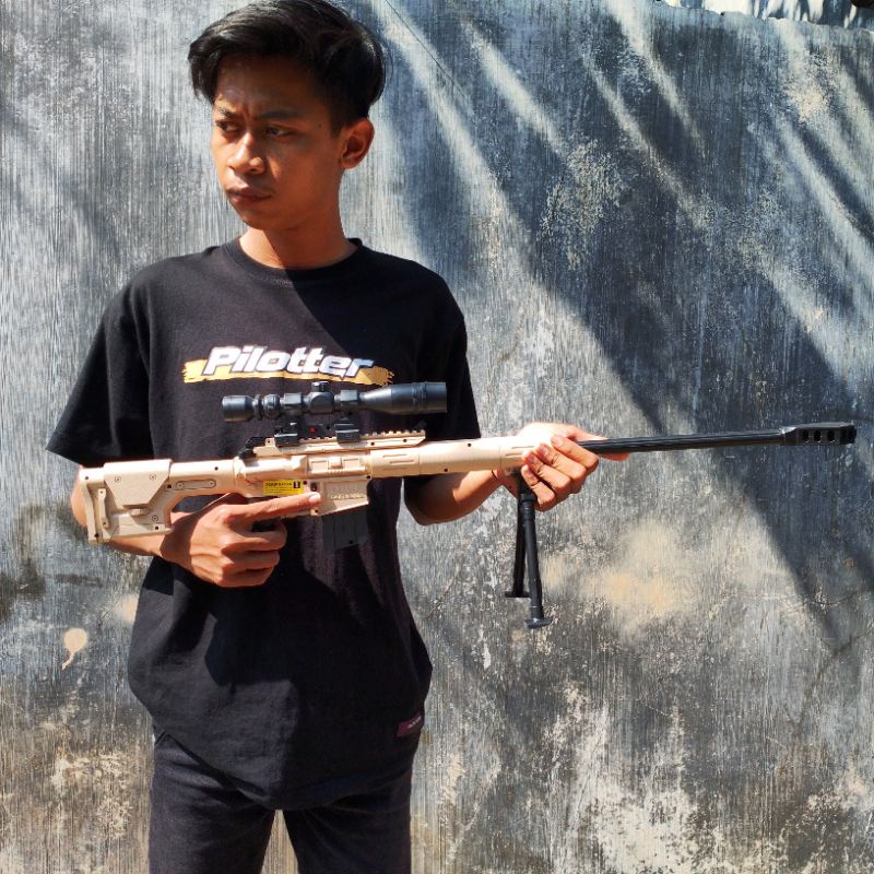 MAINAN ANAK REPLIKA PLASTIK M378 L WARNA TAN