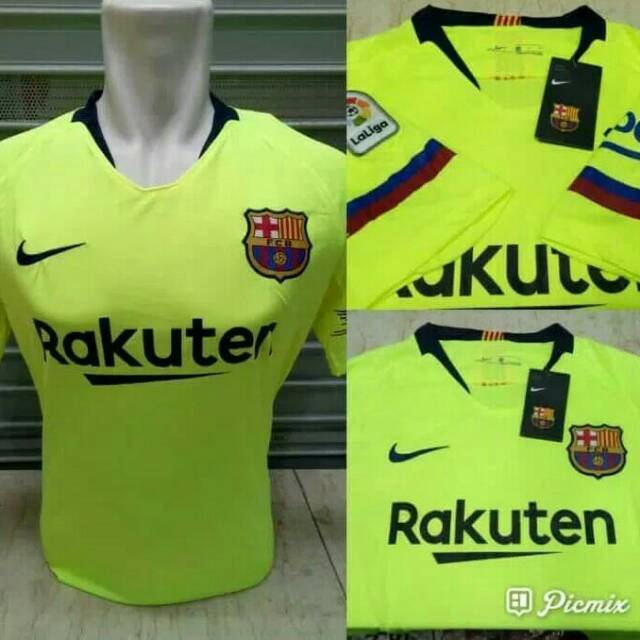 NEW JERSEY BOLA BARCELONA AWAY OFFICIAL 2018-2019 - JERSEY AWAY BARCELONA TERMURAH DI JAKARTA