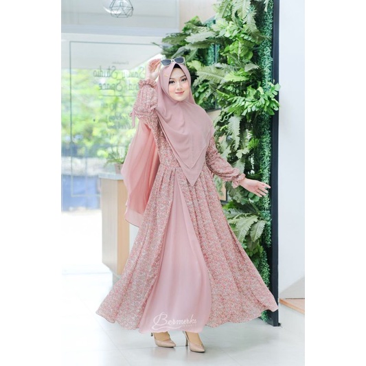 Set Gamis Syar'i Alana KHARINA ORI by Bermerks | Gamis renda ORI Bermerks | ALANA KHARINA ORI BY BER