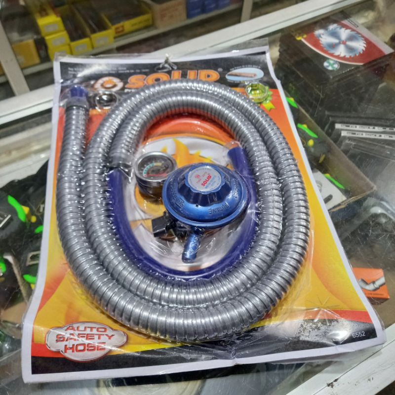 SOLID Selang Gas Regulator Paket Komplit