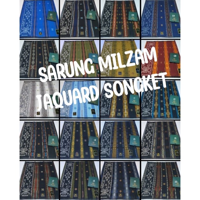 SARUNG MILZAM JAQUARD SONGKET MURAH