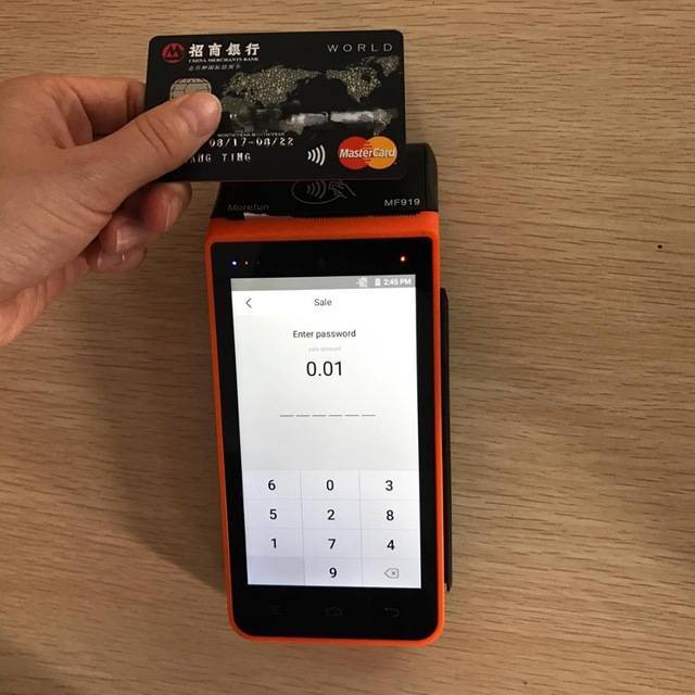 MF919 android POS mesin POS Terminal