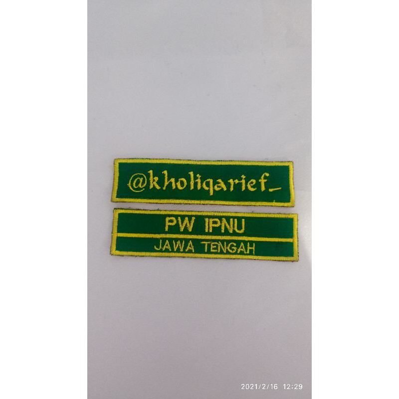 

NAME TAG BORDIR KOMPUTER / MANUAL
