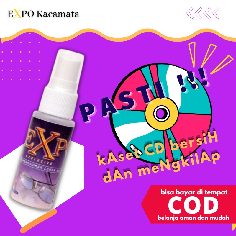pembersih kaset CD Piringan Blueray DVD VCD Laser Vision Playstation