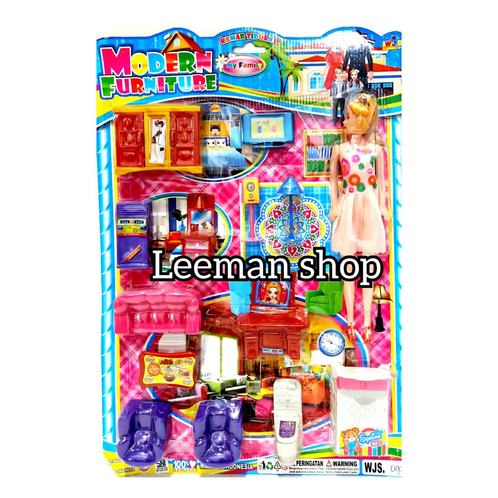 MAINAN BARBIE FURNITURE PERABOTAN RUMAH BARBIE - WJS 097