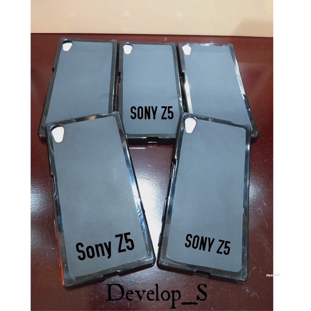 Soft Case SIlicon Black Sony Xperia Z5 Z5 Big Z5 Dual / Z5 Plus Z5 Premium / Z5 Compact Z5 Mini