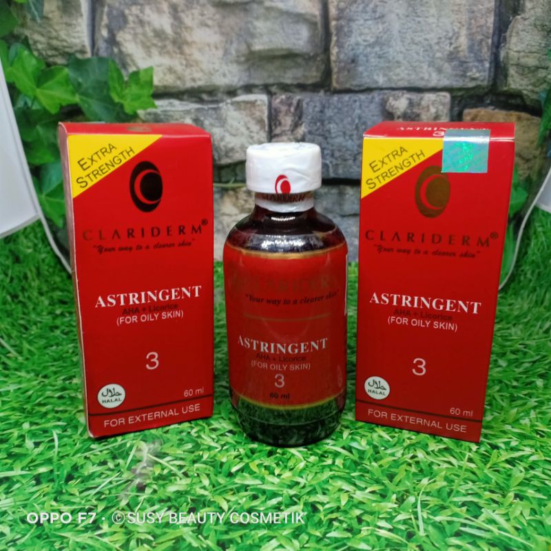 ALKOHOL CLARIDERM / Toner Clariderm Ori Bpom