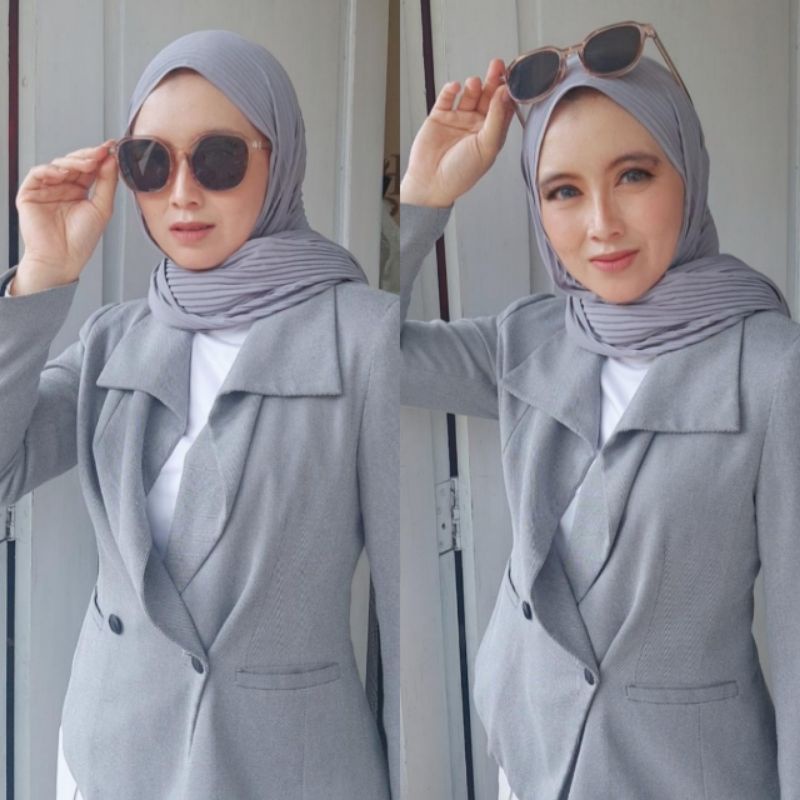 DISKON.! Pashmina FULL PLISKET || Pleated Shawl-3