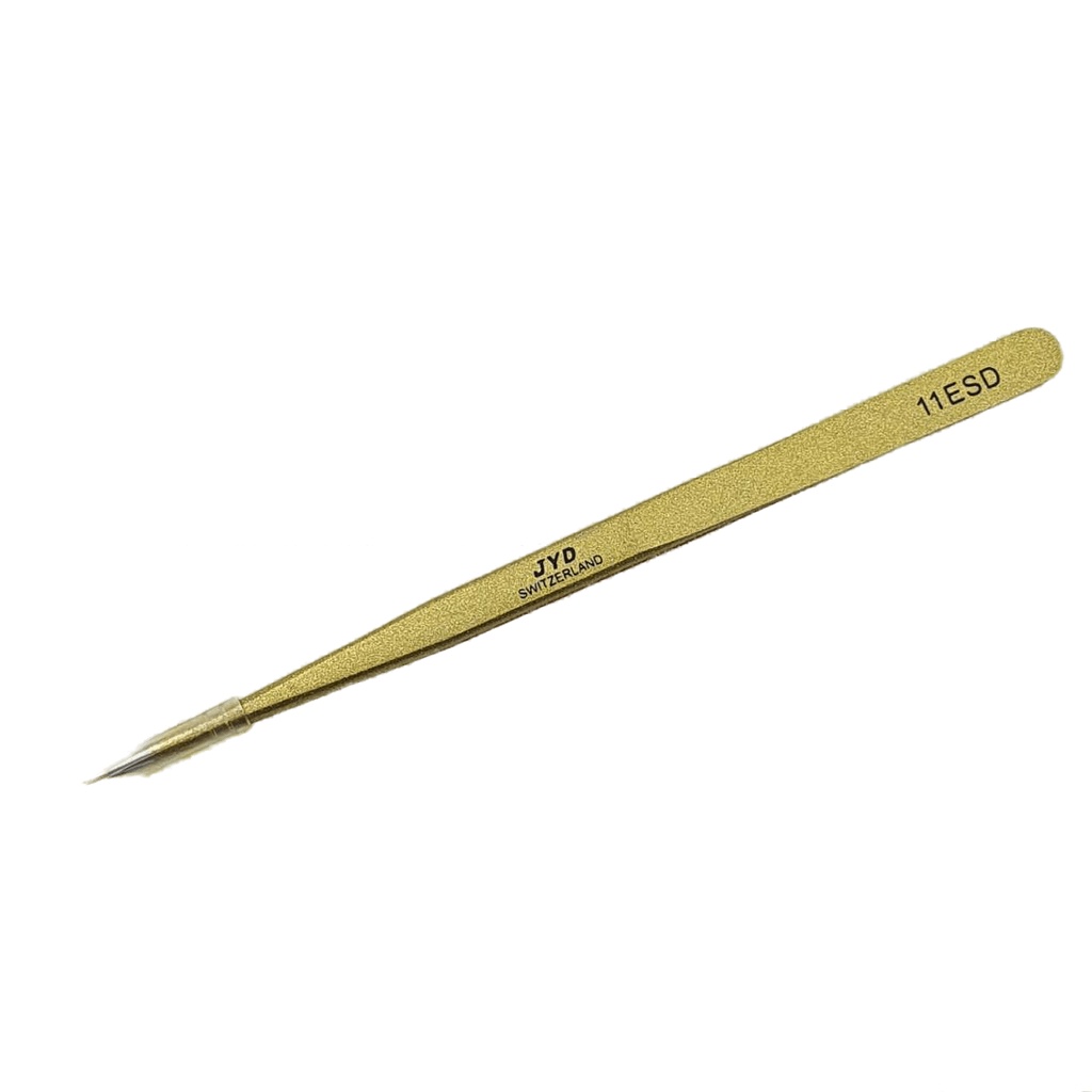 Pinset JYD Gold 14cm Pencapit Lurus 14 cm Tweezer 11 TS ESD