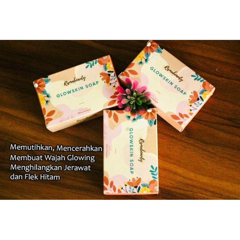 Glowskin Soap - Sabun Wajah Flek Hitam Dan Kerutan